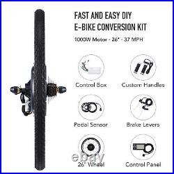 26 E Bike Conversion Kit Rear Wheel Electric Bike 1000W Direct Drive PAS 30mph