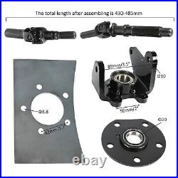 34 Rear Differential Axle 72v1500w Motor Kit Front Half 4 Wheel Drive Swing Arm