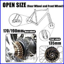 48V 1000W Fat Snow E-bike Brushless Gear Hub Freewheel Rear Drive Motor 20 26