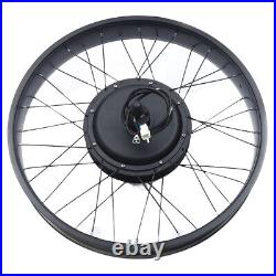 48V 1500W 26 inch LCD Fat Snow Tire Electric Bicycle E-Bike Rear Wheel Hub Motor