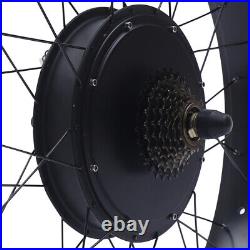 48V 26inch Electric Bike Rear Wheel Hub Motor Conversion Kit Fat Tire Snow Bike