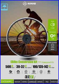 500W E-bike Waterproof Brushless Gear Font Rear Drive Motor Conversion Kit