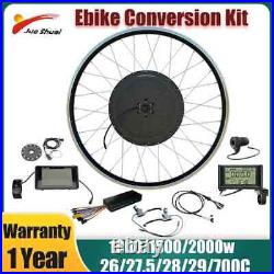 E-bike Conversion Kit 26/27.5/28/29inch 700C Rear Drive Motor Hub Wheel