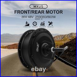 Ebike Motor 36V 48V 350W 500W Brushless Gear Hub Motor Front Rear Wheel Drive