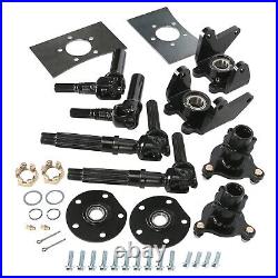 Full Front Axle/Rear Axle Kit/1000W Differential Motor/6''-8'' Tires/Brake/Pedal